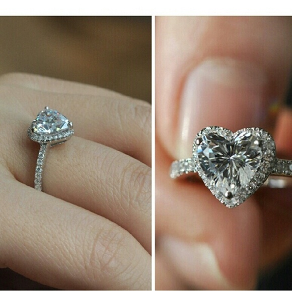 COPY - Sterling silver 925 diamond ring 4 5 6 7 8…